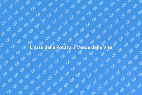 Potatura Verde della Vite: Guida Essenziale