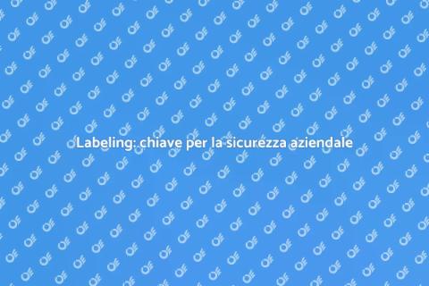 Sicurezza aziendale con labeling efficace