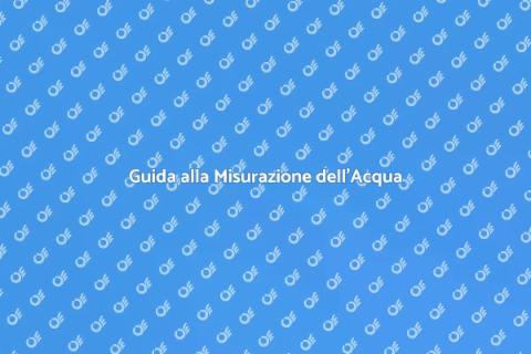 Misurare i Parametri dell'Acqua