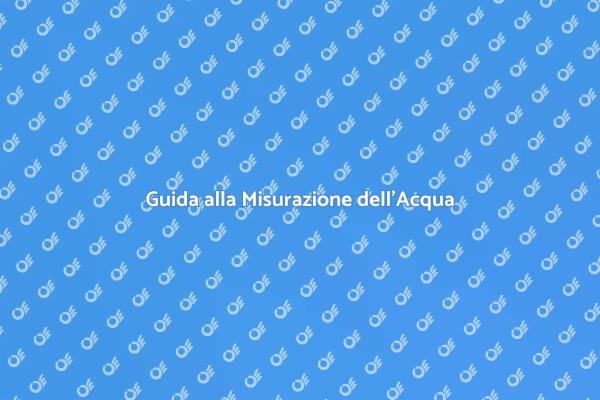 Misurazione dei Parametri dell'Acqua