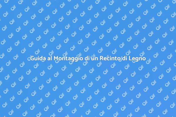 Come Montare un Recinto di Legno