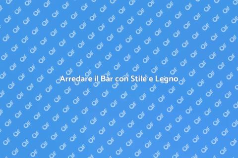 Scaffale in Legno per Bar e Casa