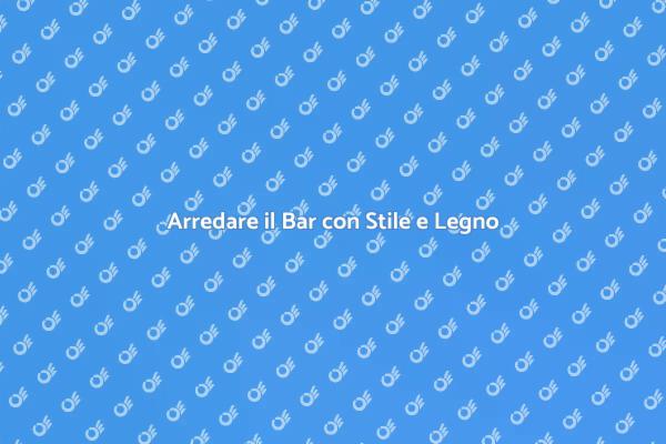 Scaffale in Legno: Stile per il Bar