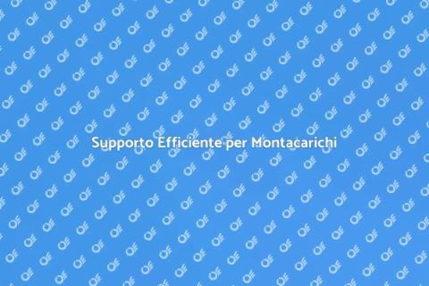 Servizio Supporto Montacarichi Industriali
