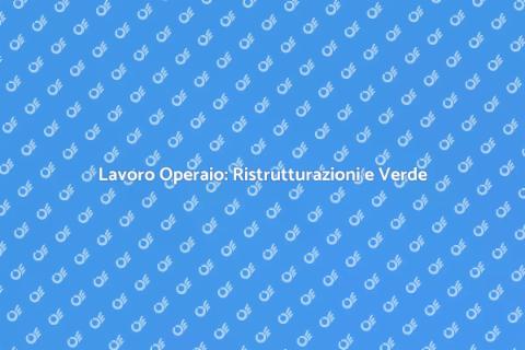 Magia del Lavoro Operaio in Casa