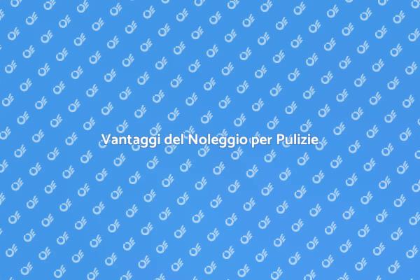 Potenza del Noleggio per Pulizie