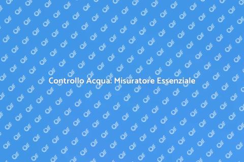Misuratore di Parametri dell'Acqua
