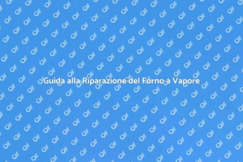 Riparare un Forno a Vapore Facile