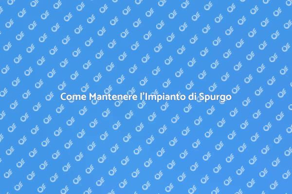 Guida alla Manutenzione dell'Impianto