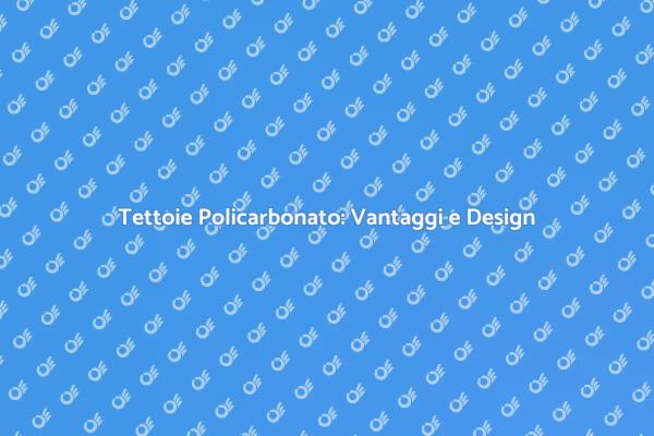 Costruisci Tettoie Eleganti e Funzionali