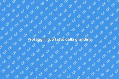Protezione solare per tetti danneggiati