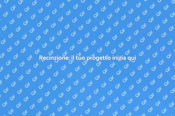 Guida all'installazione della recinzione
