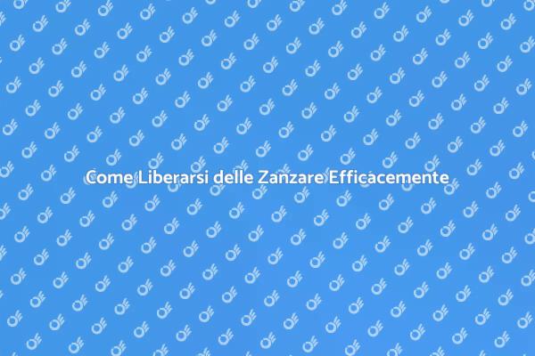 Soluzioni Efficaci contro le Zanzare
