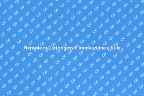 Riprogettare Mensole in Cartongesso