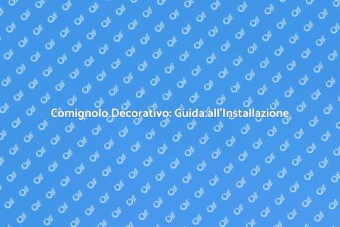 Installare un Comignolo Decorativo