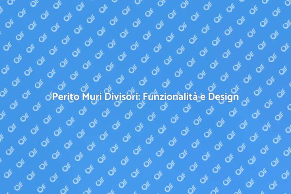 Muri Divisori: Essenziali per Ristrutturare