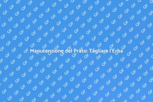 Perché Far Tagliare l'Erba è Fondamentale