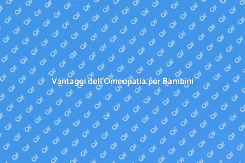 Consulenza Omeopatica per Bambini