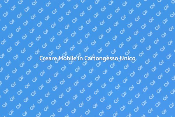 Mobile su Misura in Cartongesso