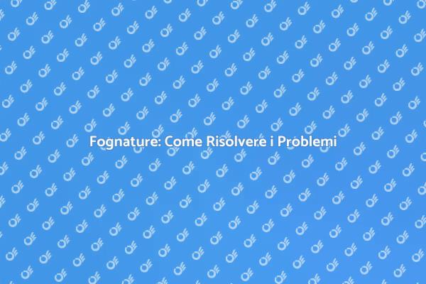 Soluzioni Efficaci per Fognature