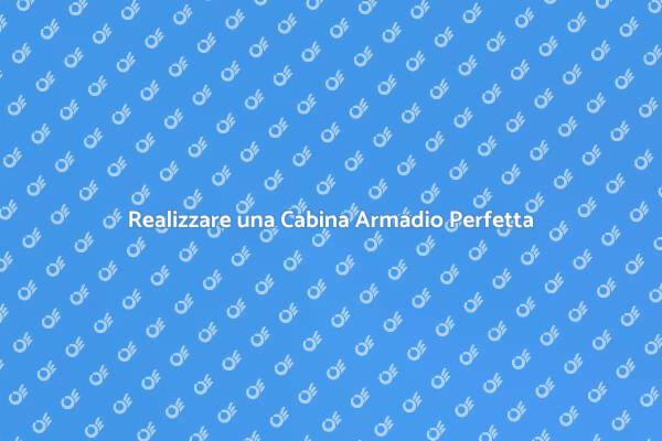 Cabina Armadio: Organizzazione e Stile