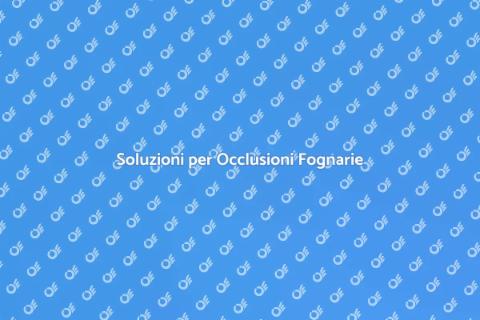 Risolvere Occlusione Fognaria Facile