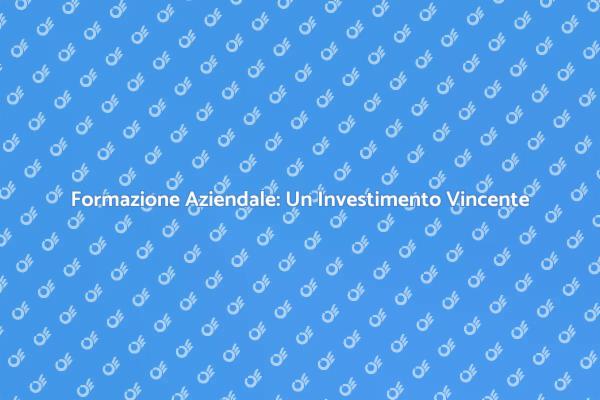Organizzazione di Eventi di Formazione