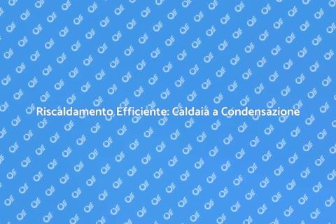 Caldaia a Basamento a Condensazione