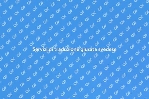 Traduzione giurata in svedese