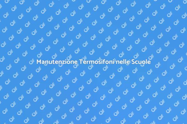 Termosifoni a Scuola: Svuotamento Essenziale