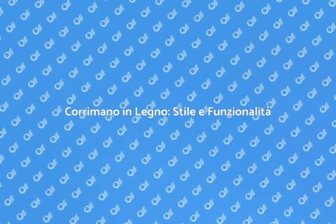 Corrimano in Legno: Design e Sicurezza