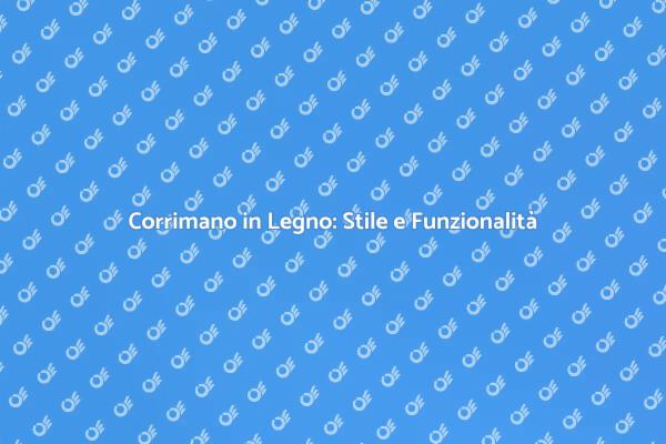 Corrimano in Legno: Sicurezza e Stile
