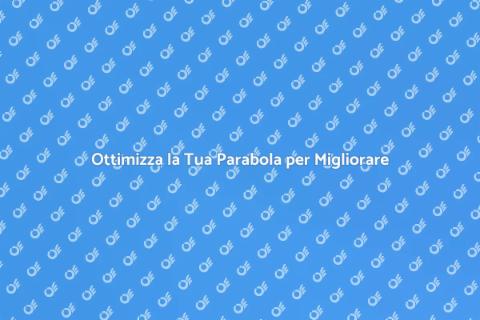 Controllo e Ottimizzazione Parabola