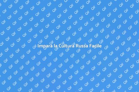 Corso di Cultura Russa Online