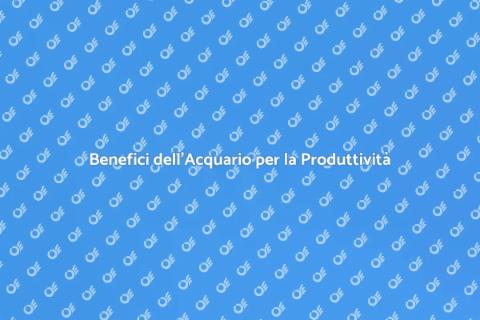 Acquario per la Concentrazione Mentale