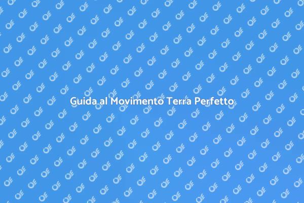 Scegli il Giusto Servizio di Movimento Terra