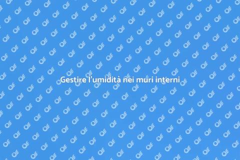 Controllo umidità nei muri interni