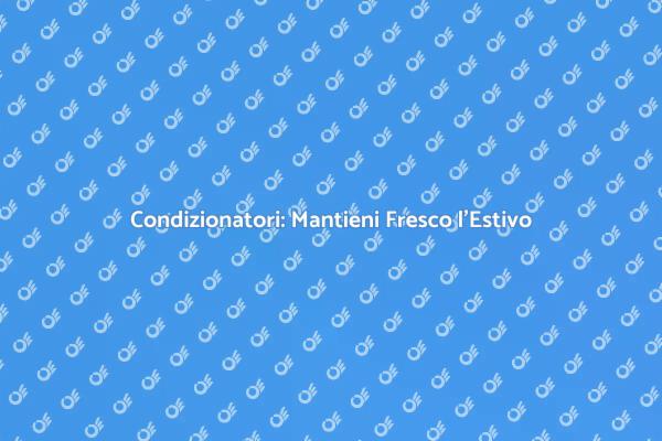 Mantieni il Tuo Condizionatore Efficiente