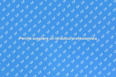 L'importanza di un idraulico esperto