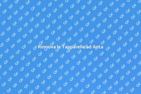 Sostituzione Tapparelle ad Anta