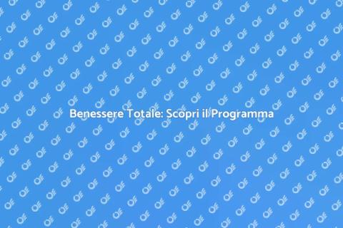 Il Mio Programma di Benessere