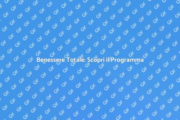 Un Viaggio Verso il Tuo Benessere