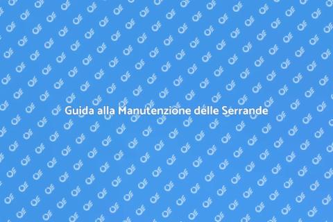 Manutenzione Serrande Elettriche Essenziale