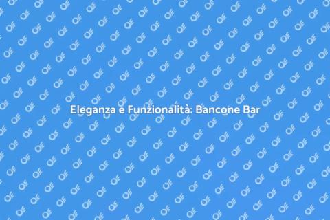 Bancone Bar con Ripiani in Acciaio