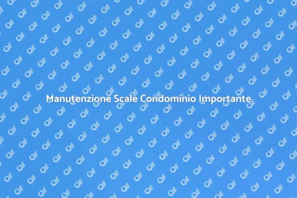 Servizio Pulizia Scale per Condomini