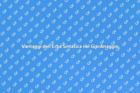 Erba Sintetica: Prato Finto Ideale