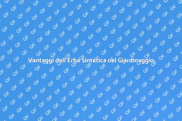 Rivoluzione Verde: L'Erba Sintetica