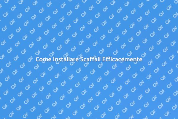 Ottimizza gli Spazi con Scaffali