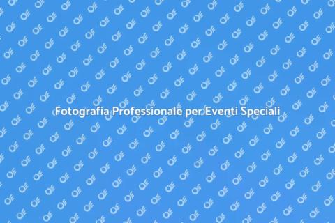 Shooting Fotografico per Momenti Speciali