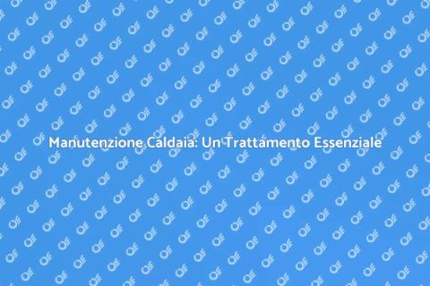 Pulizia Completa della Caldaia